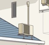 ２階取付工事※室外機屋根置き（追加工事）※他店購入