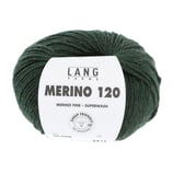 Merino 120, dunkelgrün mélange, 0398