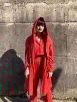 ノースリーブフードベスト