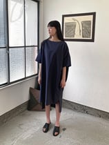 コットンリネンワンピース