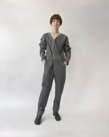 ワンウォッシュデニムオールインワン