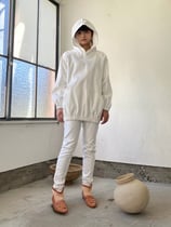 ラグランコクーンパーカー