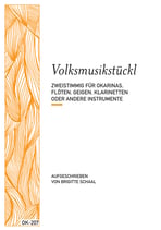 Volksmusikstückl für 2 Okarinas oder andere Instrumente (OK-207)