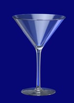 Martini Glas 0.1l SAN  geeicht