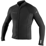 O'NEILL -Men Reactor  1.5mm Neoprene Front Zip Giacca - Nero
