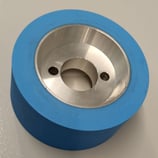 Vorschubrollen blau gummiert