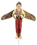 Flower Fairy mit Stab Spitzwegerich