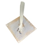 Sockelplatte Feuerverzinkt