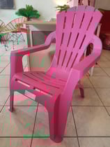 BRAND NEW Italian Made Weatherproof Magenta Pink Adirondack Armchair - 5 Available