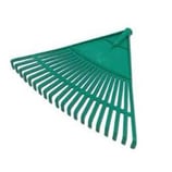 rastrillo verde abanico