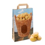 Papiertragetasche "Kartoffelkorb" mit Zellwollgarn 1 kg