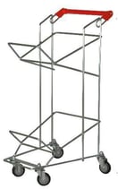 Korbwagen für zwei Einkaufskörbe