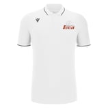 MACRON Comedy ECO Polo weiß mit Sieglarer TV Basketball-Logo