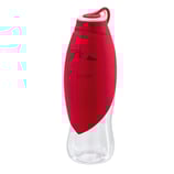 Outdoor Trinkflasche mit Silikonnapf List 550ml, rot