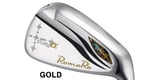 RomaRoロマロRay  α GOLDアイアン高反発＃5－P／RJ-Ti-5Plemium Light（シャフトラボ社製）シャフト6本セット