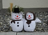 Schneemann Paar