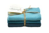 Solwang Wischtuch Set "Azurblau Kombi BIO"