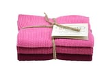 Solwang Wischtuch Set "Dunkelrosa Kombi BIO"