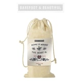 Badesalz in Jutebeutel