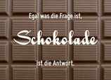 Karte Schokolade