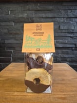 Apfelringe mit Schokolade