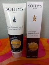 Saisonale Produkte Peeling maske und Fusscreme Zitrone