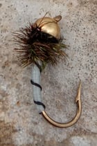 Drill Point Fishing Goldies LT Grey Peacock - Goldkopfnymphe