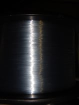 Angelrolle Schnurfüllung -  Grau / Transparent