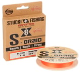 Stucki Fishing S-Braid X8 Orange 150m - Geflochtene Angelschnur