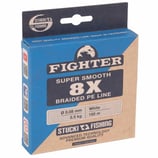 Stucki Fighter Super Smoth Braided PE Line X8 White / weiss 1500m - Geflochtene Angelschnur