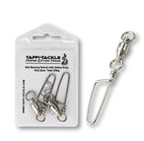 Taffi Tackle Ball Bearing Swivel with Safety Snap 225lbs - Kugellager Karabinerwirbel