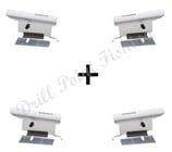 Savage Gear B-SG MP Paravane XL - KIT x4 (2xR. + 2xL.) - Trolling Sideplaner / Rutenhund / Schleppbrättli