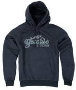 Stucki Fishing Hoodie Because Fanatics BLUE / Blau - Fischer-Kapuzenpulover