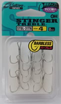 Owner Stinger Treble Hook STBL-31 TN Barbless - Schonhaken Drilling