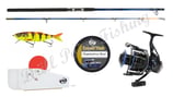 Stucki Fishing Schlepp-SET / Starter-KIT & Combo S-Pirit Boat I - 270cm / Hecht - Schleppausrüstung / Schleppangel-Set