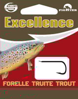 Stucki Fishing Excellence Trout / Truit Hooks montiert 200cm - Vorfach mit Angelhaken für Wasserkugel
