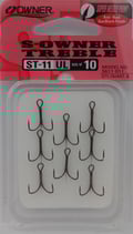S-Owner Treble Hook ST-11 UL - Drillingshaken ultraleicht