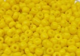 Rahyer Rocailles Glasperlen gelocht 2mm - Col. "Gelb-opak" x100 - Hegenen-& Fliegenbindematerial