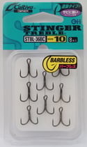 Owner Stinger Treble Hook STBL-36 BC Barbless - Schonhaken Drilling