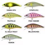 Illex Flat Tricoroll 55 S - Wobbler