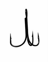 Gamakatsu Treble 17 BN - Feindrahtiger Drillingshaken