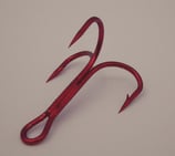 Exori High Carbon Steel Treble Hook Red - Starker Drilling rot