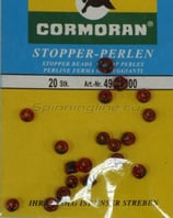 Cormoran Stopper Perlen Glas rot - Glasperlen / Kleinteil