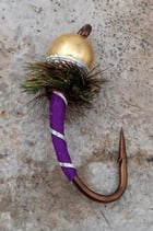 Drill Point Fishing Goldies Purple Peacock - Goldkopfnymphe