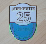 Jubiläumsplakette 25 Jahre Swiss Lambretta Club