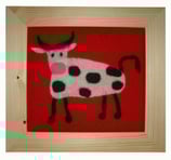 Kinder-Filz-Bild 011 Kuh