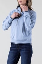 Kimes Half Zip Pulli Light Blue