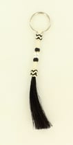 Horsehair Tassel Rawhide Silver