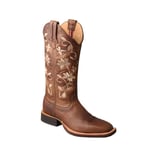 Twisted X Damenstiefel Ruff Stock "Flower"