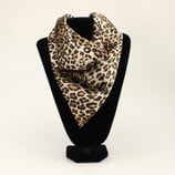 Silk Scarf Leopard